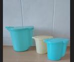 Een schenkkan, suikerpot en melkkannetje van Tupperware., Huis en Inrichting, Ophalen of Verzenden, Gebruikt