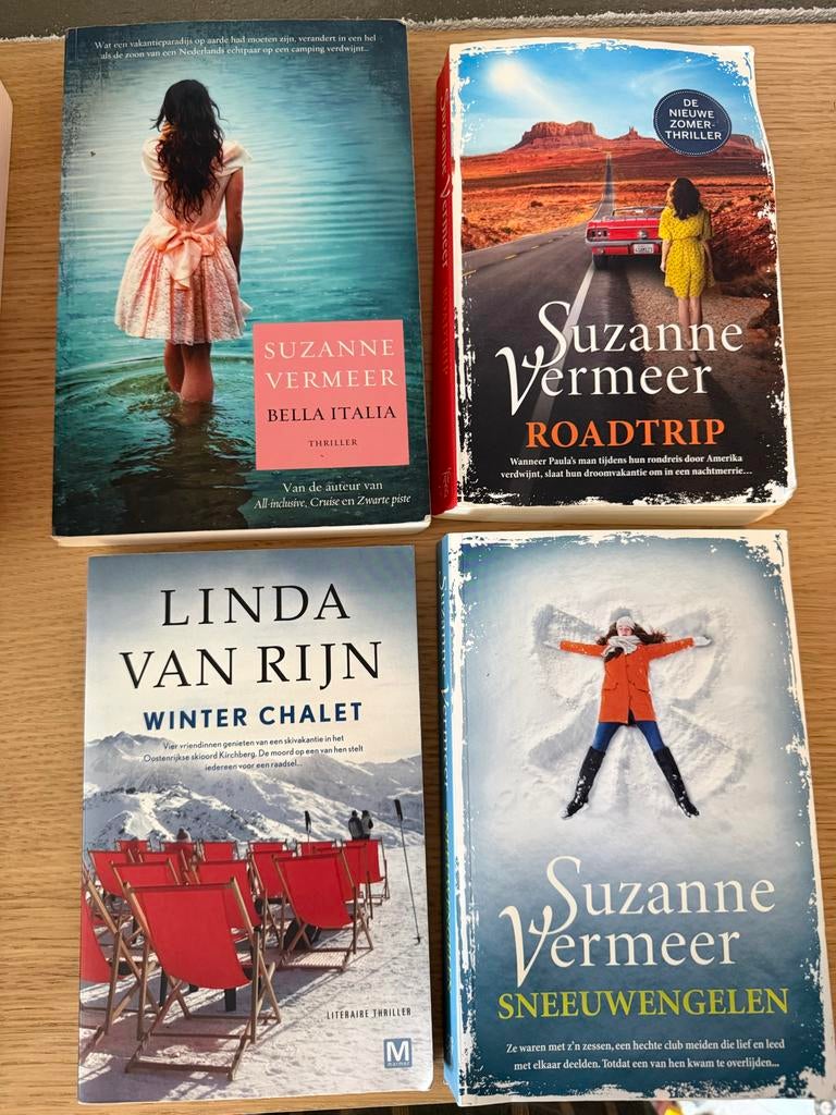 4 boeken van Suzanne Vermeer en Linda van Rijn, Ophalen of Verzenden, Gelezen, Nederland