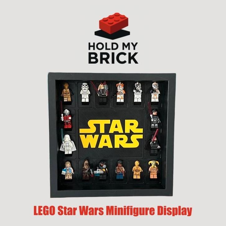 Minifigure Display – Star Wars Theme (Up-to 16 Figure slots), Verzamelen, Star Wars, Nieuw, Actiefiguurtje, Ophalen of Verzenden