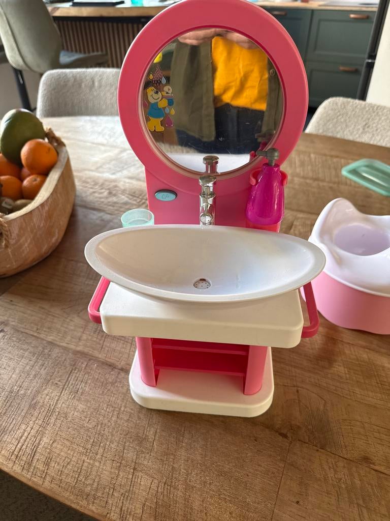 Baby Born potje en wastafel, Ophalen of Verzenden, Gebruikt, Meisje