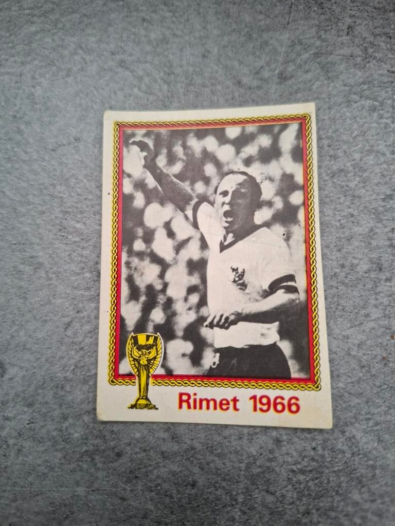 Panini sticker WK 74 München.Historiesticker Uwe Seeler 1966, Verzenden, Zo goed als nieuw, Sticker