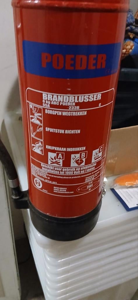 Brandblusser., Ophalen of Verzenden