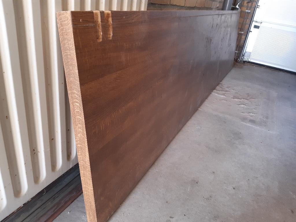 Multiplex aanrechtblad, Huis en Inrichting, Keuken | Keukenelementen, Bruin, 150 tot 200 cm, Ophalen of Verzenden, Zo goed als nieuw