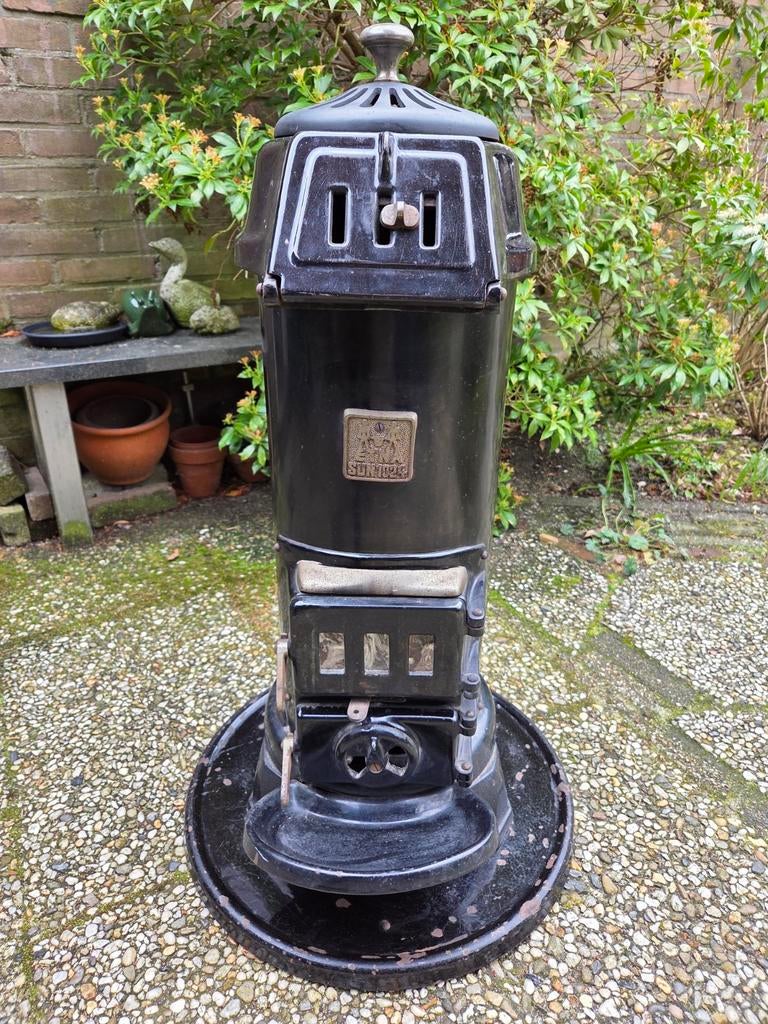 Etna houtkachel, gietijzer, nagekeken en opgeknapt, Ophalen, Houtkachel, Zo goed als nieuw, Vrijstaand