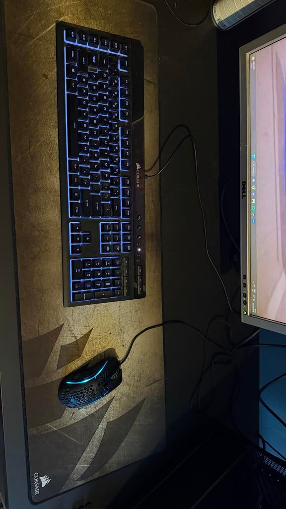 Gaming Set: Corsair K55, Glorious Model D, MM350 Pro, Razer, Ophalen, Gebruikt, Toetsenbord en muis-set, Qwerty