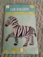Nieuwe Zebra Paard folieballon groot 90cm bij 95 cm., Hobby en Vrije tijd, Feestartikelen, Ophalen of Verzenden, Nieuw, Versiering