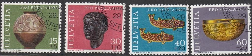 Zwitserland Pro Patria 1973, Verzenden, Gestempeld