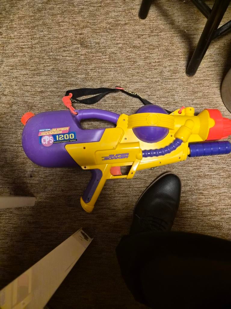 Vintage Super Soaker CPS 1200 Waterpistool, Ophalen of Verzenden