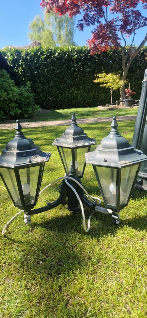 Tuinlantaarn 3-poot - Opknapper, Ophalen, Gebruikt, IJzer, Staande lamp