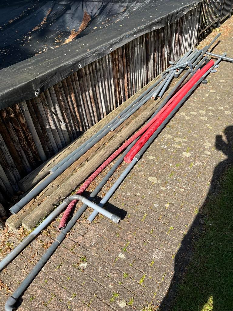 Diverse PVC en flexibele buizen, Ophalen, Afvoer, Gebruikt, Pvc