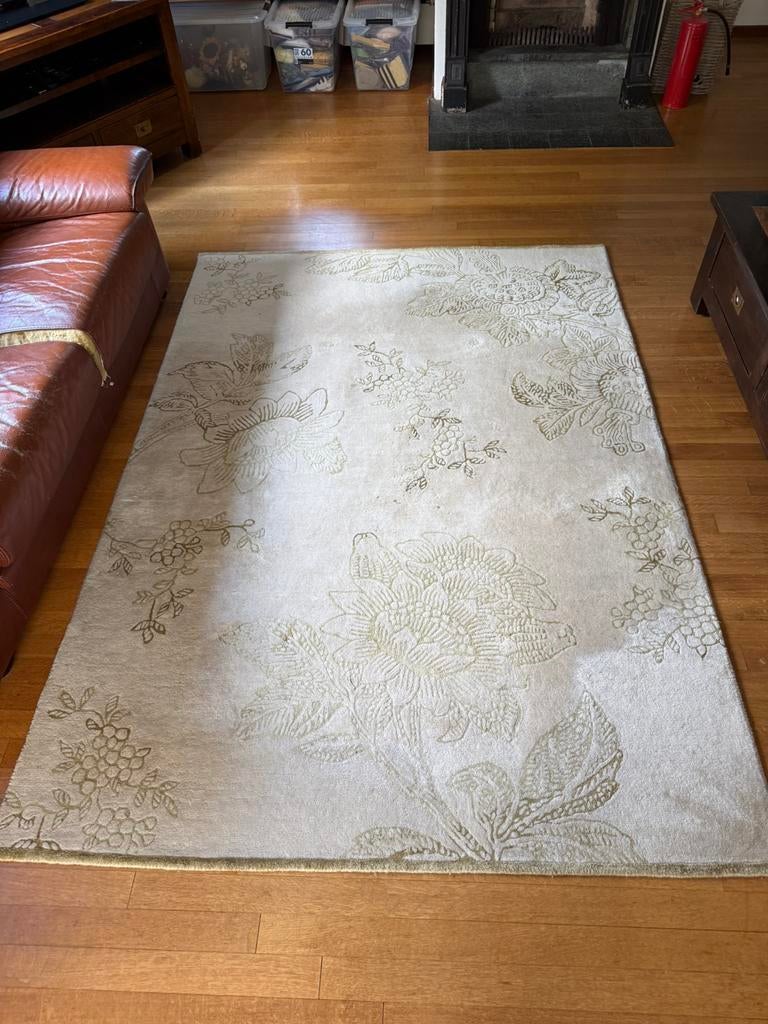 Wollen vloerkleed wedgwood 170x240, Ophalen of Verzenden, Gebruikt, Rechthoekig, 200 cm of meer