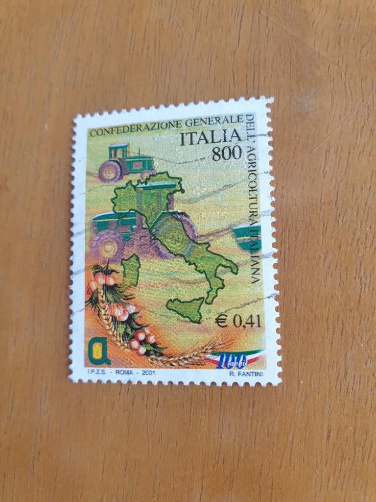 italie 2001, Ophalen of Verzenden, Gestempeld