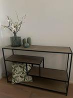 Sidetable met vakken, Huis en Inrichting, Tafels | Sidetables, Ophalen, Gebruikt, 100 tot 150 cm, 25 tot 50 cm