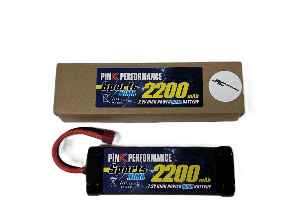 Pink Performance Sports NiMh 7.2V-2200Mah (Deans) PP2-2200D, Elektro, Nieuw, Ophalen of Verzenden, Schaal 1:10