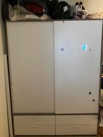 Ikea Trysil hang- en legkast met schuifdeuren en lades, Overige materialen, Gebruikt, 200 cm of meer, Ikea, schuifdeuren
