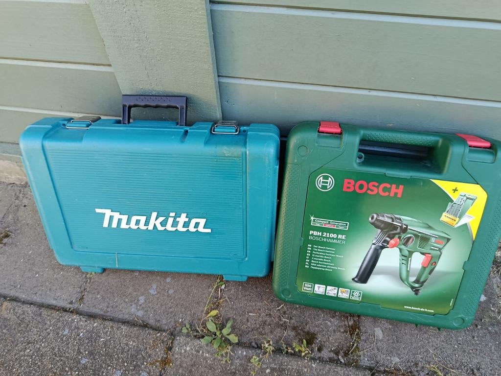 Makita kist, Ophalen, Boor- en/of Breekhamer