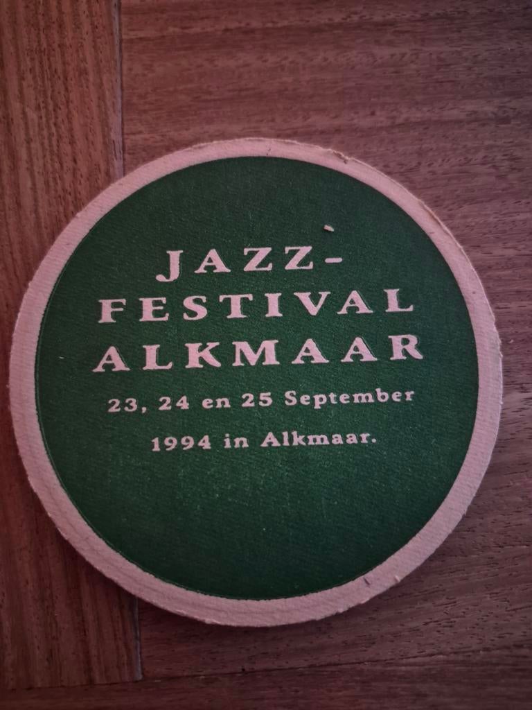 Heineken bierviltjes - Jazz Festival Alkmaar 1994, Verzamelen, Ophalen of Verzenden, Gebruikt, Viltje(s), Heineken