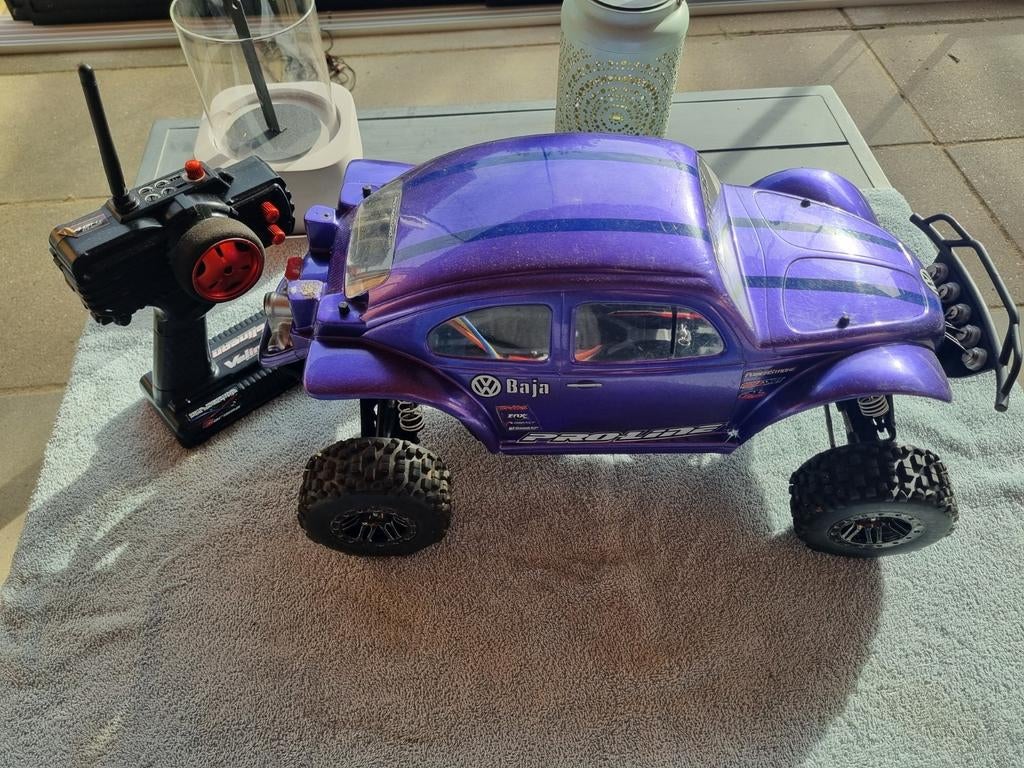 Traxxas slash 2wd LCG Beetle Baja Bug body, Ophalen of Verzenden