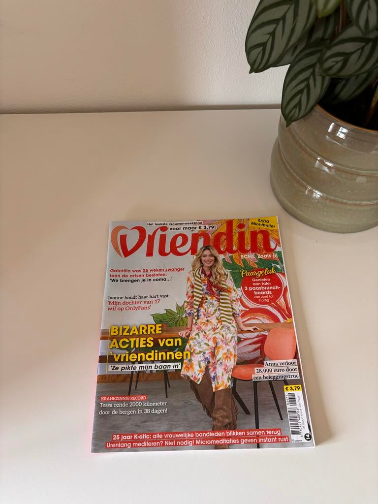 Vriendin – editie 14 (nieuwstaat), Boeken, Tijdschriften en Kranten, Ophalen of Verzenden, Nieuw, Damesbladen