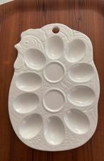 Vintage - eieren schaal kip wit keramiek gevulde eieren, Ophalen of Verzenden