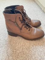 Bruine leren laarzen scapino 39, Ophalen of Verzenden, Zo goed als nieuw, Bruin, Hoge laarzen