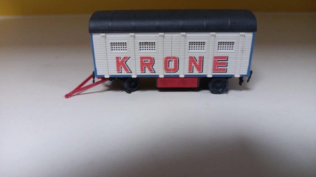 Circus Krone dierenaanhanger, Overige merken, Gelijkstroom of Wisselstroom, Overige typen, Ophalen of Verzenden