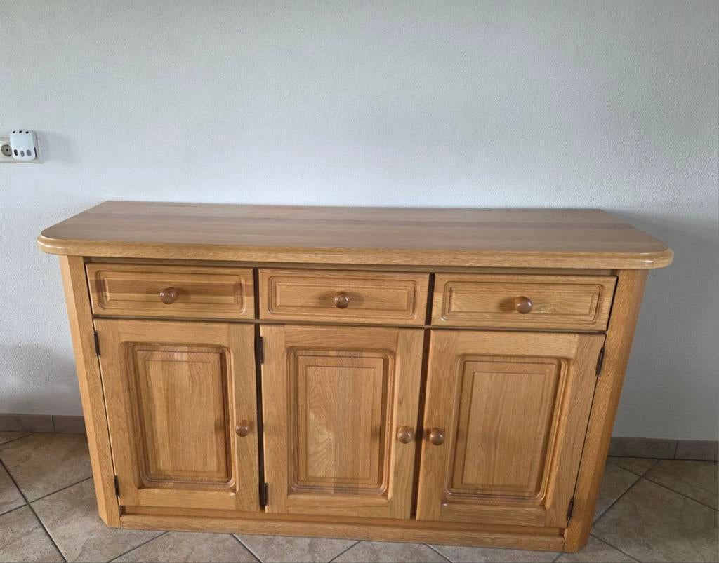 Mooi eiken dressoir, Ophalen of Verzenden, 50 tot 75 cm, 150 tot 200 cm