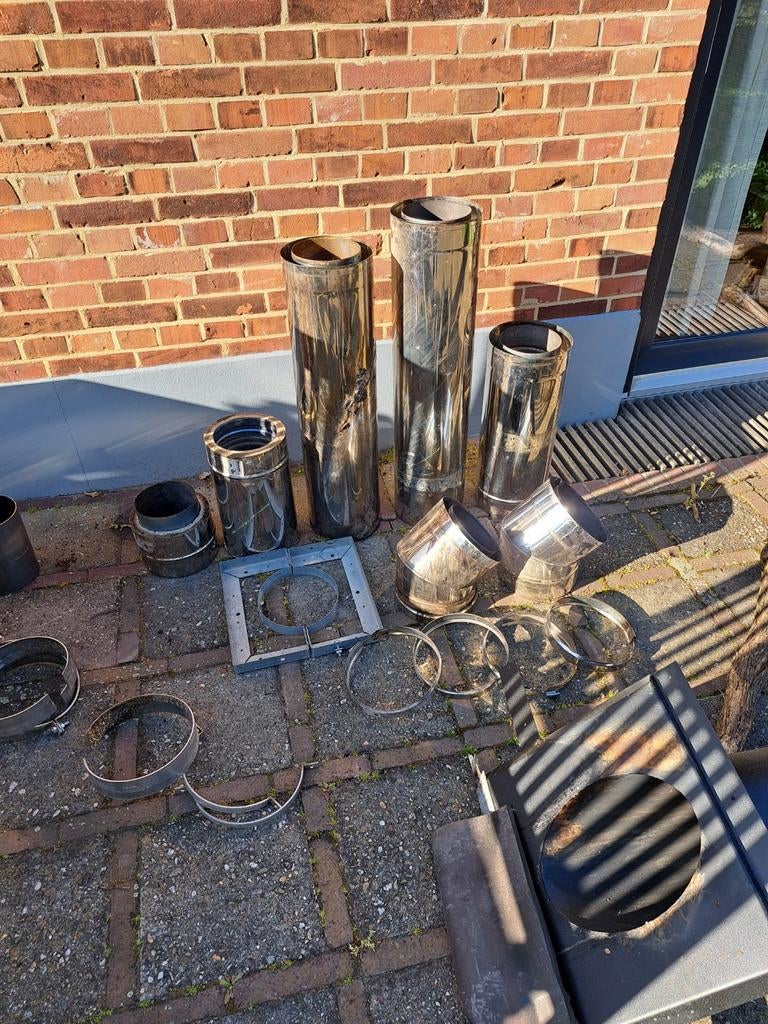 Rook afvoeren kanaal, Ophalen of Verzenden, Vrijstaande haard, Houthaard