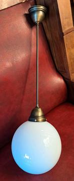 Gispen pendel lampen 100 cm lang doorsnede glazen bol 30 cm, Ophalen