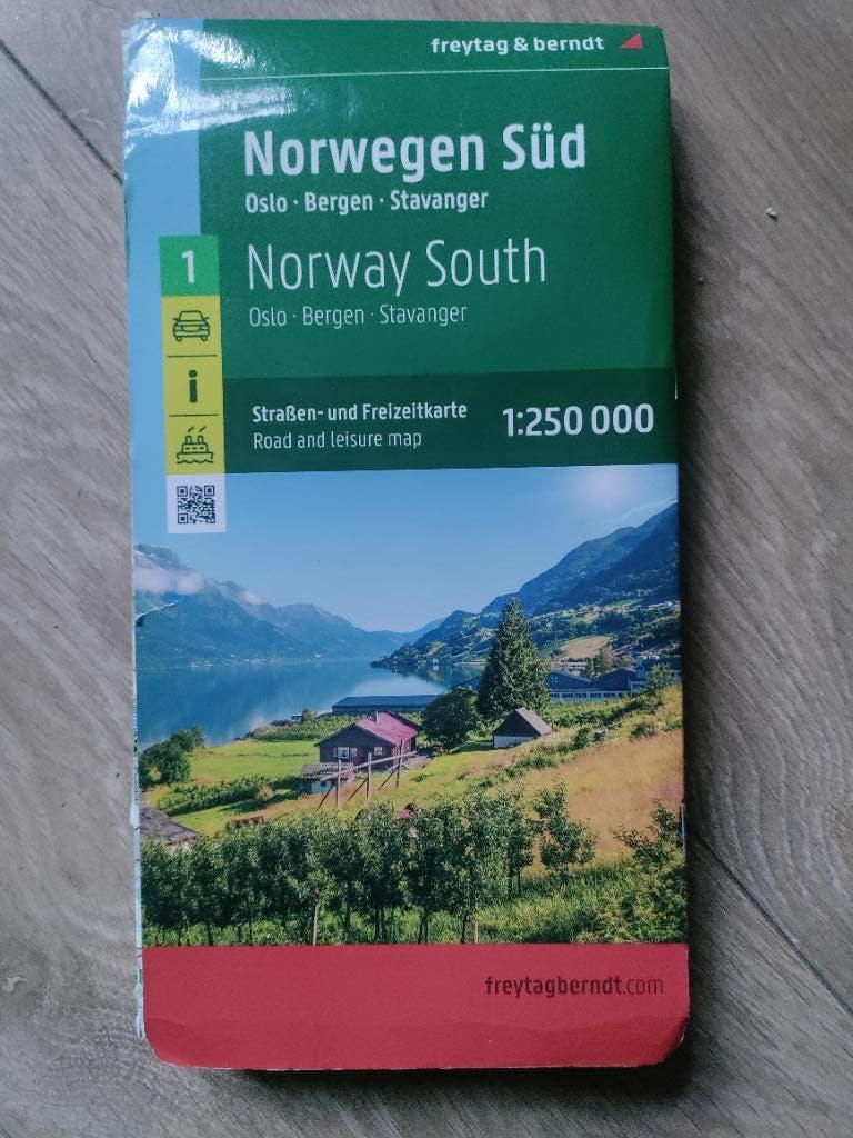 Landkaart noorwegen zuid, Gelezen, 2000 tot heden, Landkaart, Europa Overig