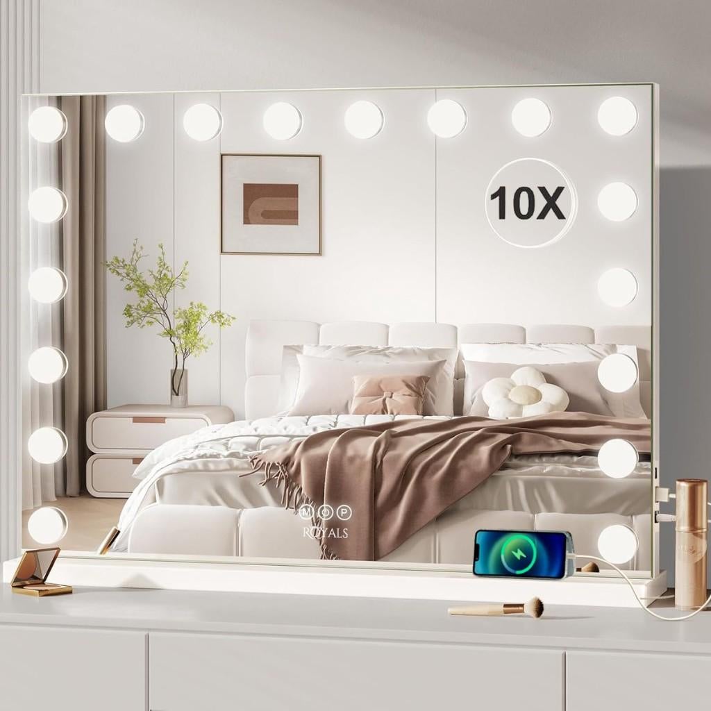 Royals Hollywood Spiegel - make-up spiegel - 80x60CM, Select online b.v., Ophalen of Verzenden, Zo goed als nieuw, Minder dan 100 cm