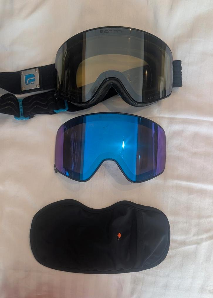 Cairn Magnetik skibril met 2 lenzen en beschermhoes, Sport en Fitness, Skiën en Langlaufen, Overige typen, Overige merken, Minder dan 100 cm