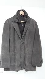Zgan suède colbert met uitneembare warme kraag, maat 52, Ophalen of Verzenden, Zo goed als nieuw
