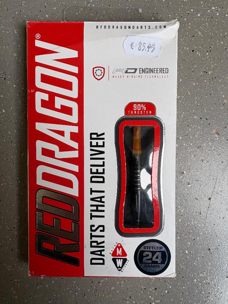 Red Dragon Black Clarion 24 gram, Sport en Fitness, Darts, Ophalen of Verzenden, Nieuw, Pijlen