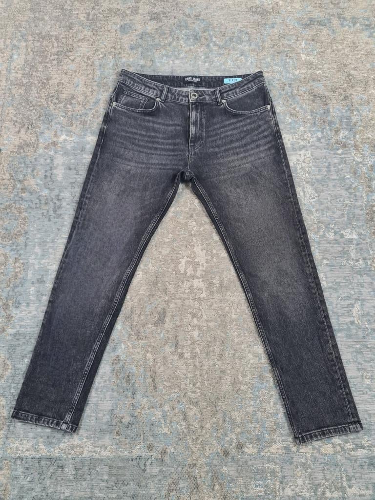 CARS Vixen W33 L32 Tapered Cropped Bronno3332 Grijs, Kleding | Heren, Spijkerbroeken en Jeans, Zo goed als nieuw, W33 - W34 (confectie 48/50)