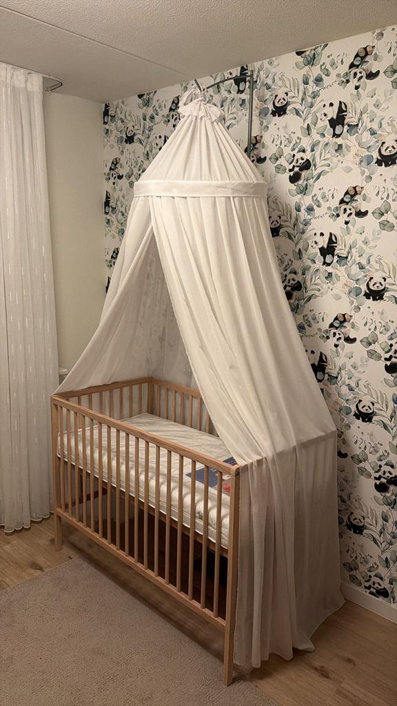 Klamboe wit Jollein, Kinderen en Baby's, Ophalen of Verzenden, Gebruikt, Ledikant