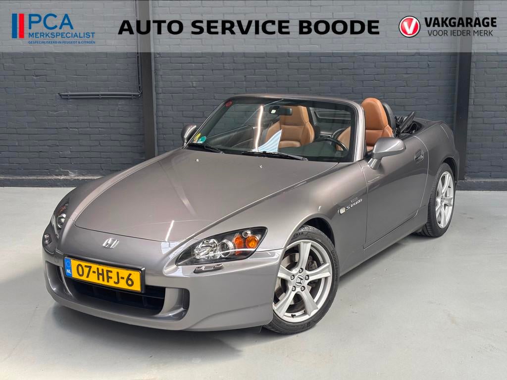 Honda S2000 2.0i (241 pk) - 1e eigenaar - origineel NL - dea, Achterwielaandrijving, Gebruikt, 4 cilinders, Cabriolet