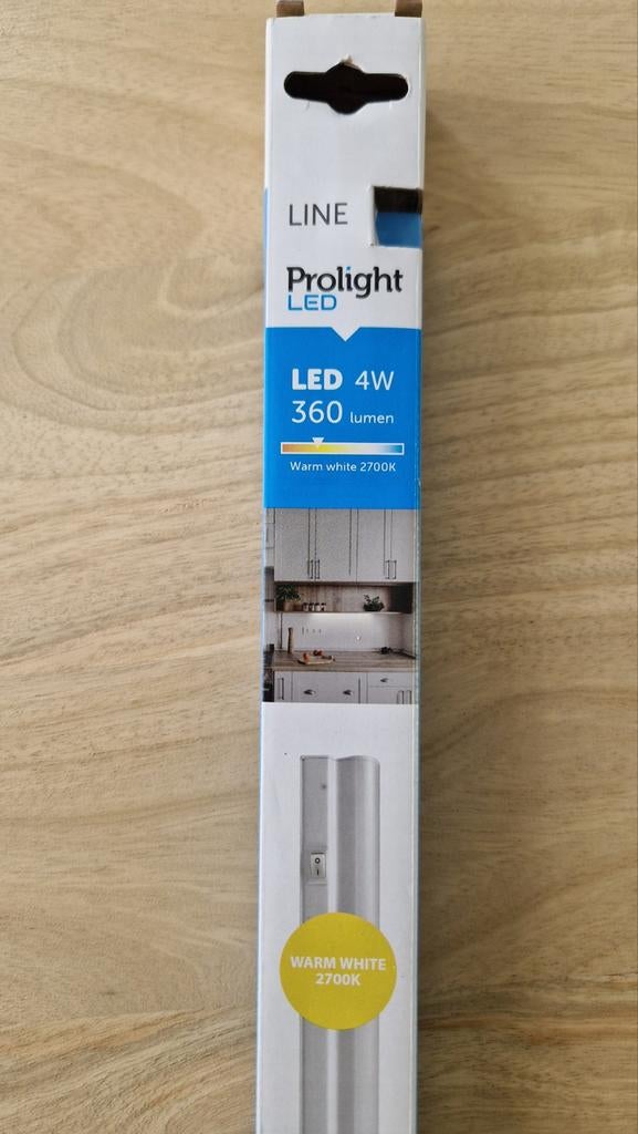 Prolight TL-armatuur 4W 400lm
-LED onderbouw, Ophalen of Verzenden, Nieuw, Minder dan 30 watt, Led-lamp