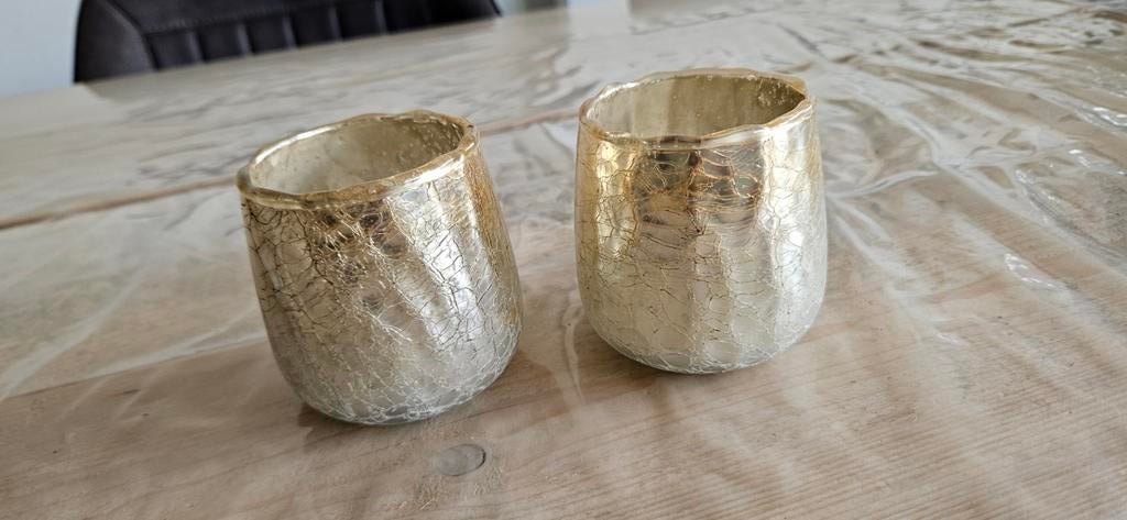 Riviera maison theelicht houders, Ophalen of Verzenden, Zo goed als nieuw, Overige materialen, Minder dan 25 cm