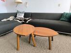 Ikea Stockholm salontafeltjes walnoothout, Huis en Inrichting, Tafels | Salontafels, Ophalen, Gebruikt, Overige vormen, Overige houtsoorten