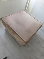 Velours poef - 80x80 cm, Gebruikt, Vierkant, 75 tot 100 cm, 75 tot 100 cm