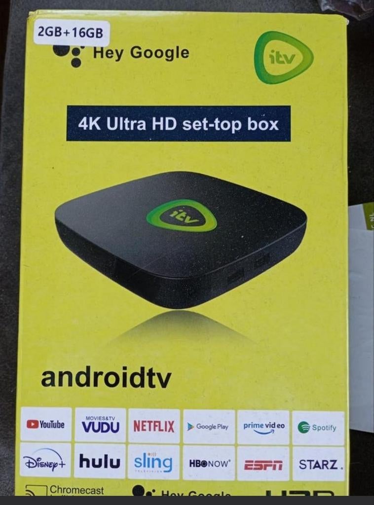 Nieuw Android 4K Ultra HD TV Box - Stream al je favorieten, Audio, Tv en Foto, Mediaspelers, Ophalen of Verzenden, Nieuw, HDMI
