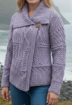 Céide Aran 100% merinowol vest (Maat S, kleur lavendel), Ophalen of Verzenden, Nieuw, Maat 36 (S), Paars