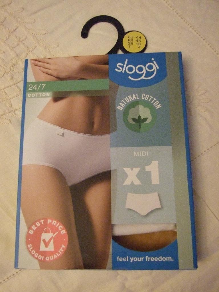 Sloggi nieuwe witte Midi slip maat 44, Sloggi, Ophalen of Verzenden, Wit, Slip