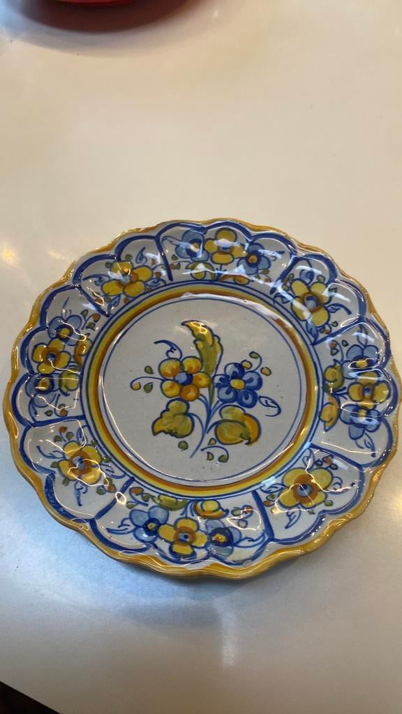 Talavera bordje 17,5 cm doorsnee, Ophalen of Verzenden