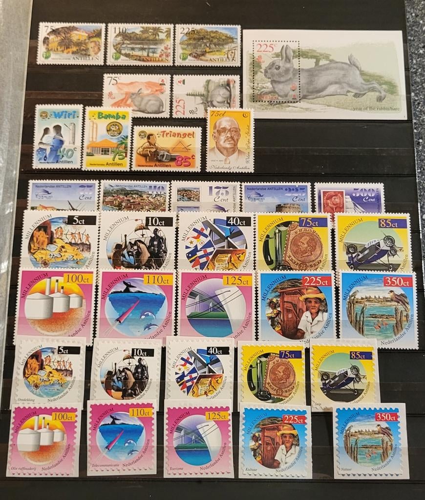 kavel postzegels Nederlandse Antillen postfris 1999 compleet, Postzegels en Munten, Postzegels | Nederlandse Antillen en Aruba