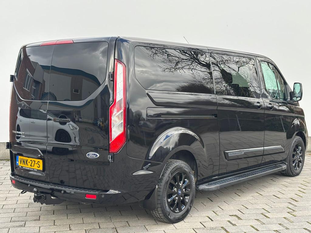 Ford Transit Custom 320 2.0 TDCI L2H1 Platinum Edition AUT D, Zwart, Bedrijf, Diesel, 2 stoelen