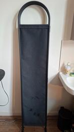 Stijlvolle Roomdivider - Zwart, 4 Panelen, Huis en Inrichting, Woonaccessoires | Kamerschermen, Ophalen, Gebruikt