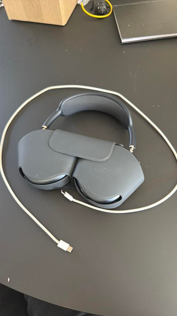 Apple AirPods Max zwart, origineel inclusief factuur, Ophalen of Verzenden, Zo goed als nieuw
