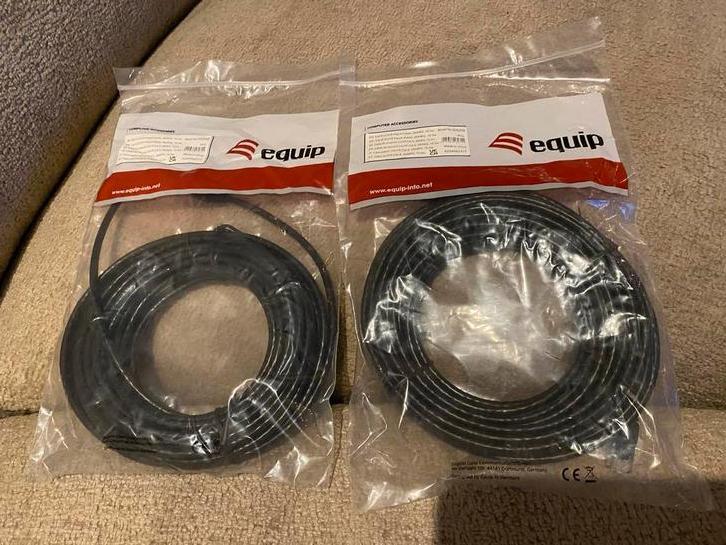 Netwerkkabel Cat.6 U/UTP Patch Kabel, 10.0m, Computers en Software, Pc- en Netwerkkabels, Nieuw, Ophalen of Verzenden